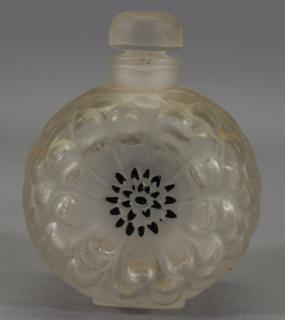 Appraisal: Lalique Dahlia Perfume Bottle Lalique Dahlia Perfume Bottle Marked on