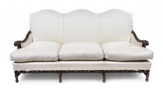 Appraisal: A William and Mary Style Walnut Sofa th th century