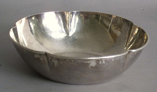 Appraisal: Kalo Shops sterling silver bowl h dia