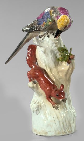 Appraisal: Good Large Meissen Porcelain Figure third quarter th century depicting