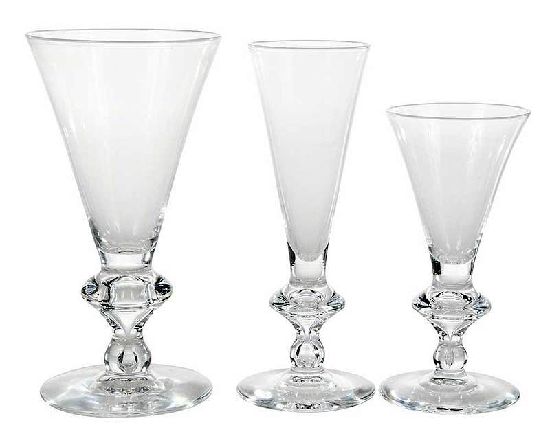 Appraisal: Steuben Glass Stemware Set of Twelve American circa signed original