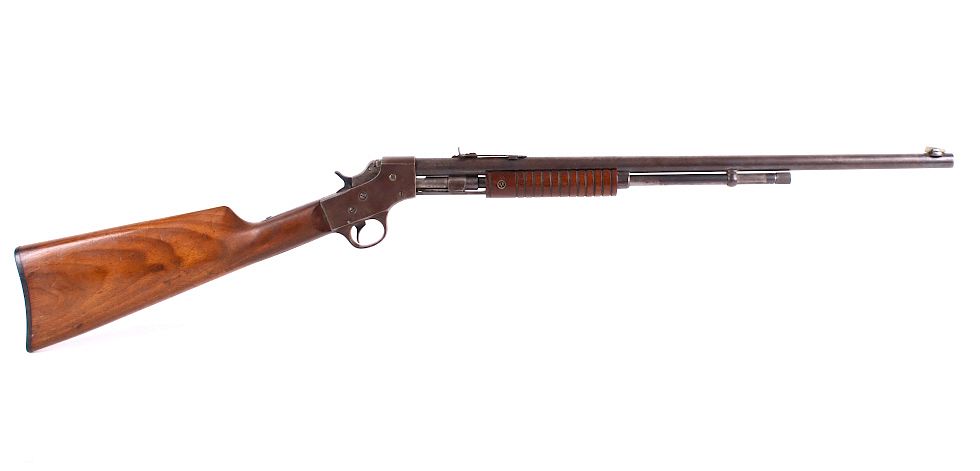 Appraisal: Stevens Visible Loader Slide Action Rifle For your consideration is