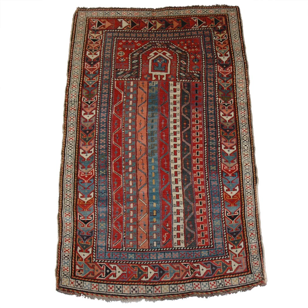 Appraisal: Shirvan Prayer Rug East Caucasus dated AH AD The madder