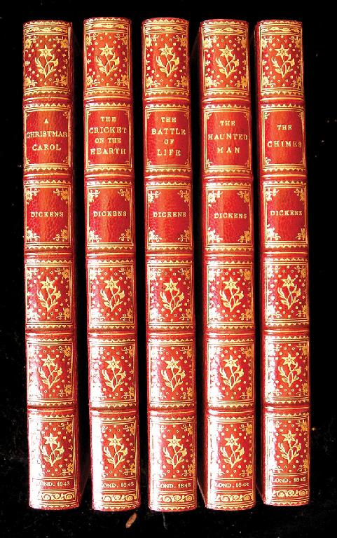 Appraisal: Dickens Charles Christmas Books A Christmas Carol The Chimes The