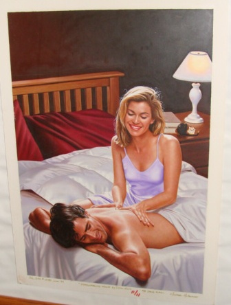 Appraisal: Michael McGovern American th century COVER ART FOR MATCHMAKING MONA