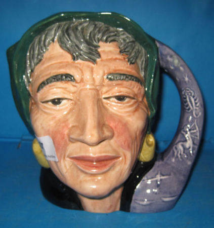 Appraisal: Royal Doulton Large Character Jug The Fortune Teller D