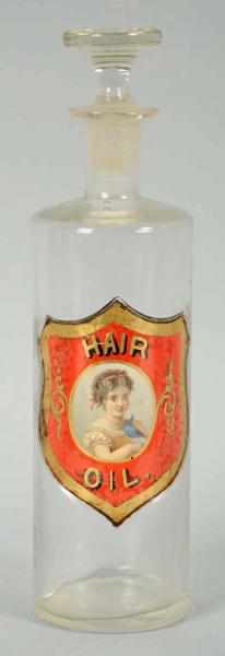 Appraisal: Hair Tonic Oil Bottle Circa s Early bottle with reverse