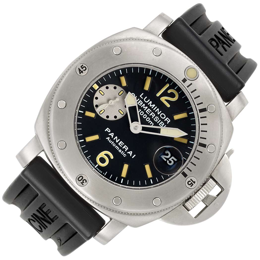 Appraisal: Gentleman's Stainless Steel Diver's Professional Wristwatch Panerai Ref OP Luminor