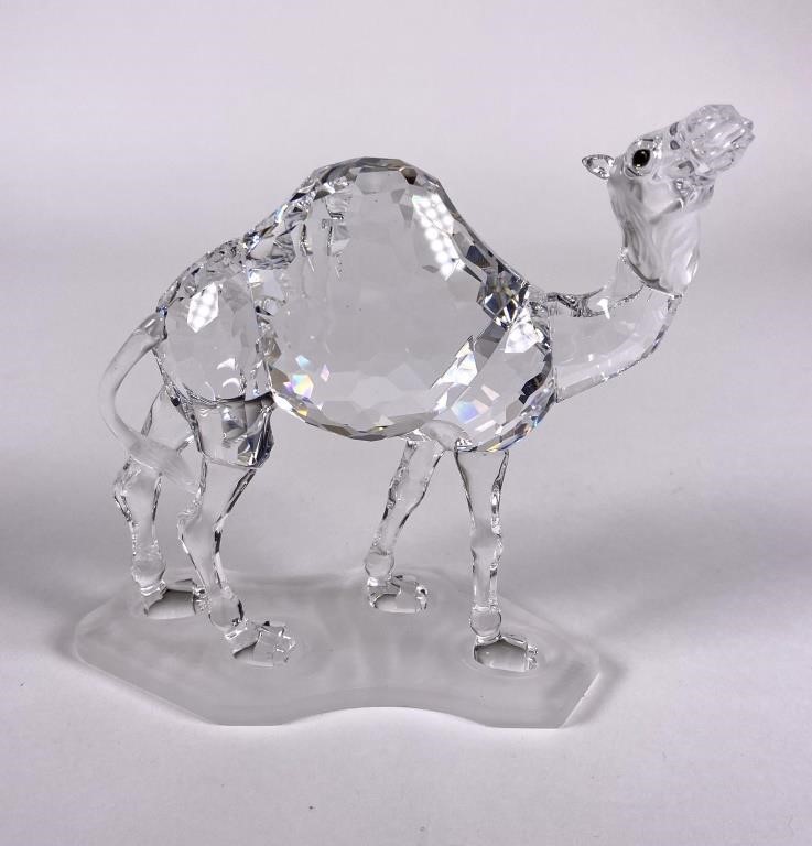 Appraisal: Swarovski crystal camel was part of the African Wildlife family