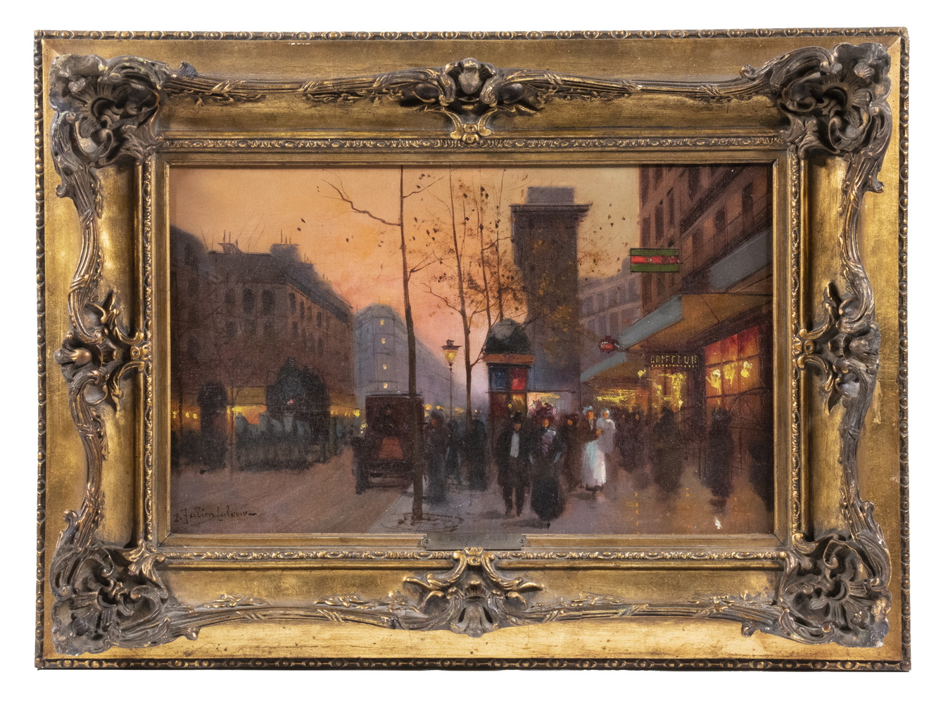 Appraisal: EUGENE GALIEN-LALOUE FRANCE - Les Grandes Boulevards et la Port