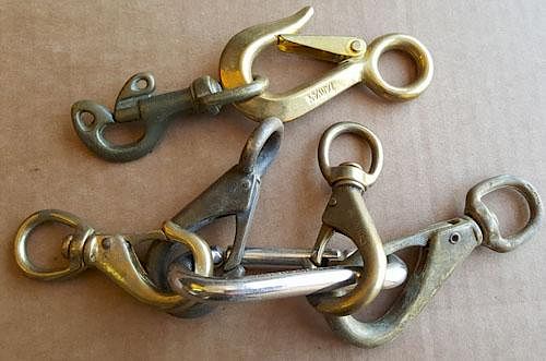 Appraisal: Divers snap hooks Item G Quantity divers snap hooks Item