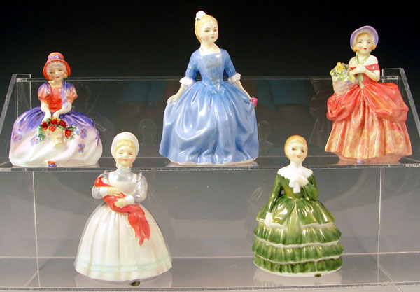 Appraisal: ROYAL DOULTON FIGURINES To include Cissie '' The Rag Doll