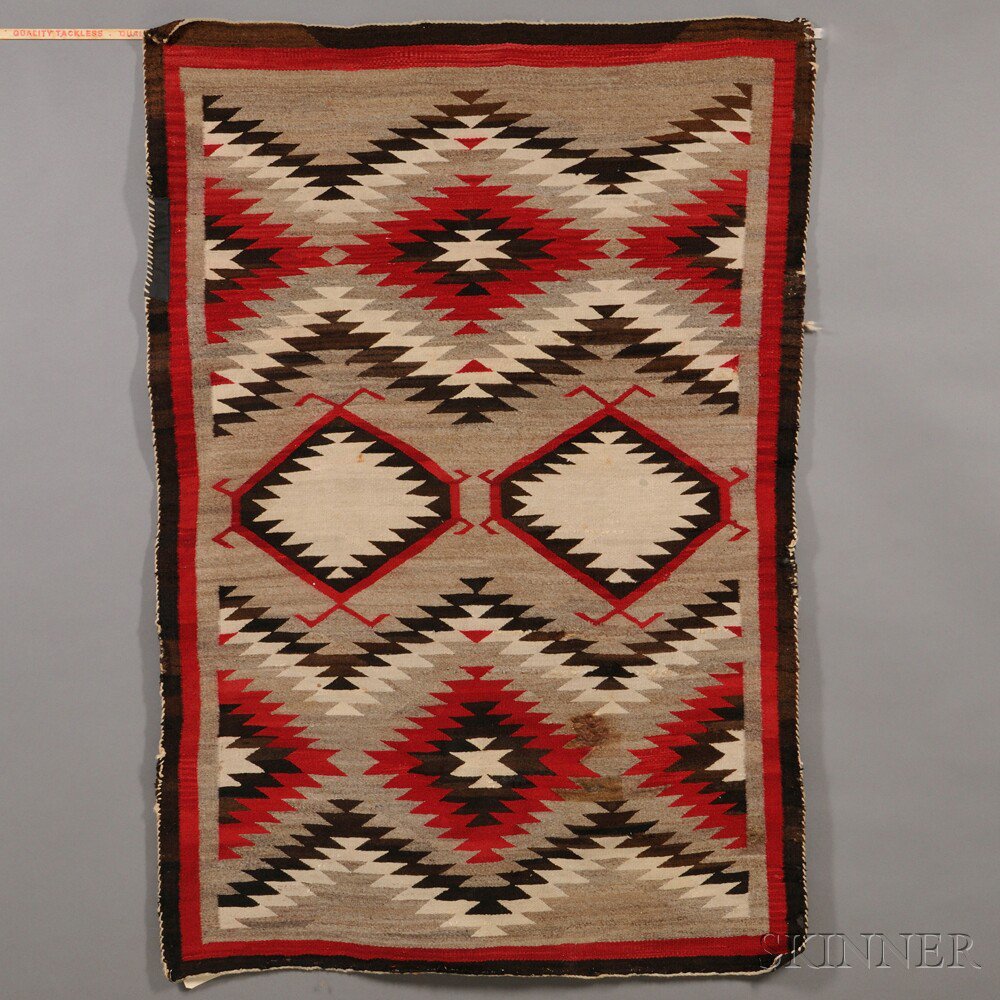 Appraisal: Navajo Regional Rug damage x in Estimate - The absence