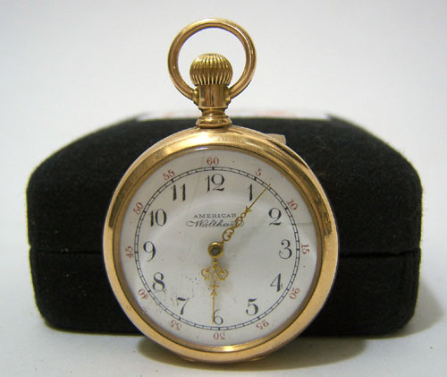 Appraisal: Waltham K gold open face ladies pocket watch inscribed Anne