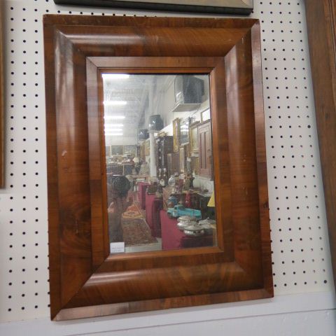 Appraisal: th Century Ogee Mirror mahogany frame overall x