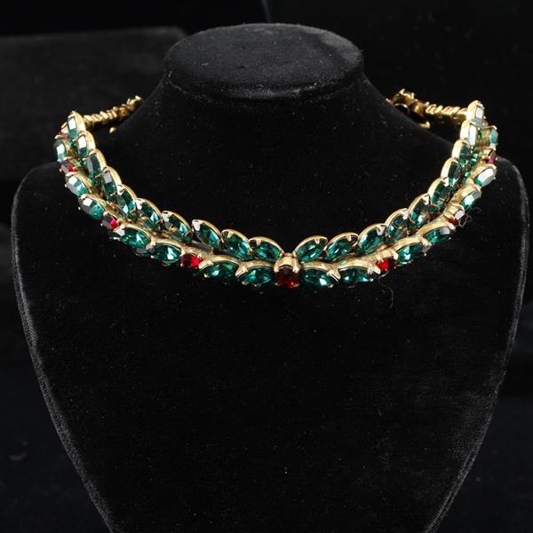 Appraisal: Christian Dior by Kramer s Vintage Couture emerald green and