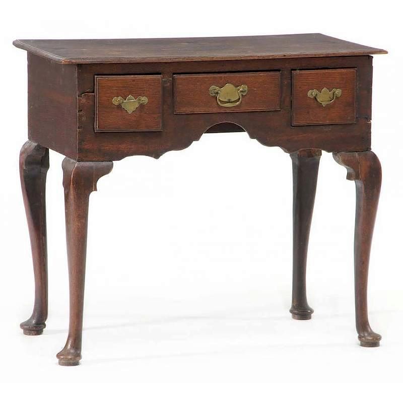 Appraisal: George II Dressing Table mid th century oak oak and