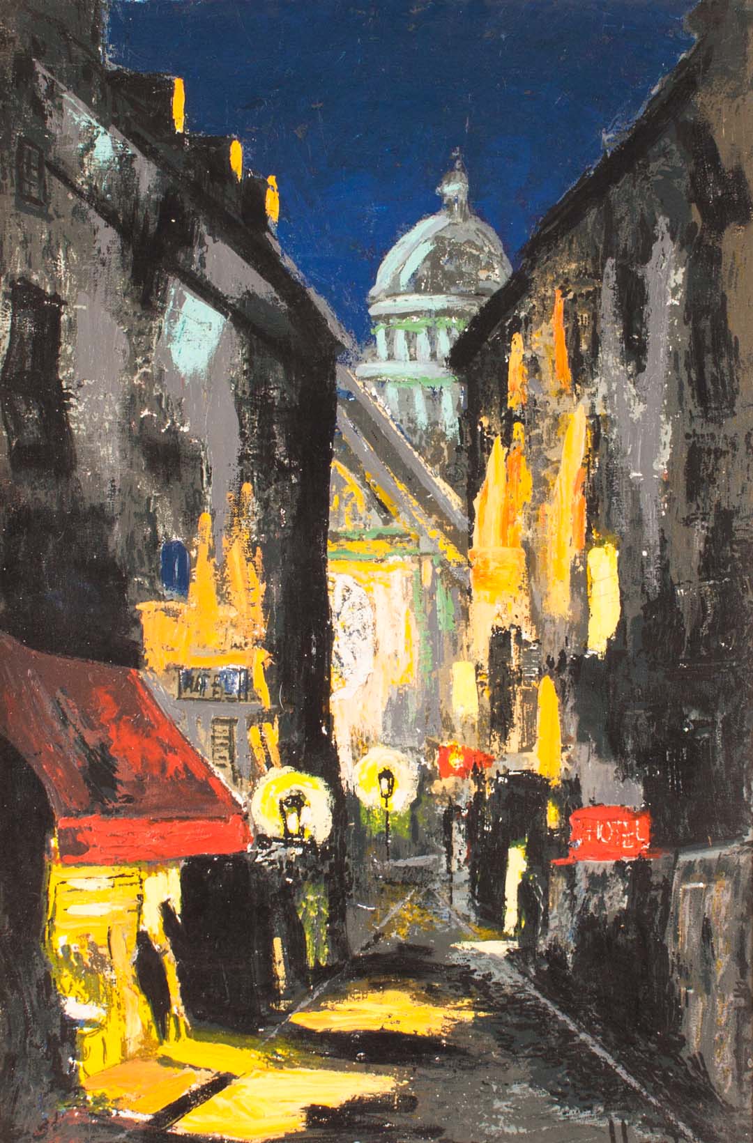 Appraisal: Jose Luis Florit Rodero Montmartre oil on canvas Spanish -