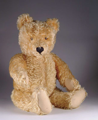 Appraisal: YELLOW MOHAIR STEIFF BEAR A fabulous s honey-colored glass-eyed Steiff