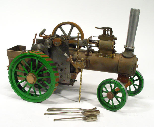 Appraisal: Large hand built live steam model of traction engine cm