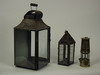 Appraisal: LANTERN LOT - Three piece lot of early brass and