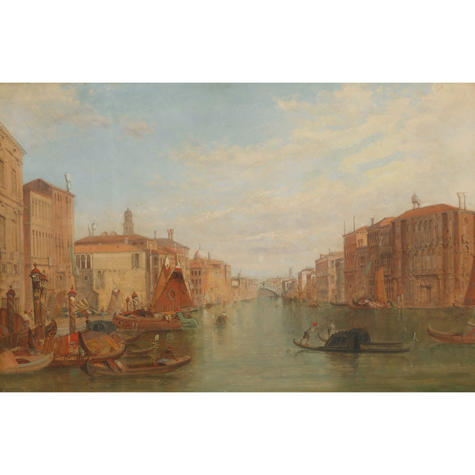 Appraisal: Alfred Pollentine th Century British THE GRAND CANAL VENICE Oil