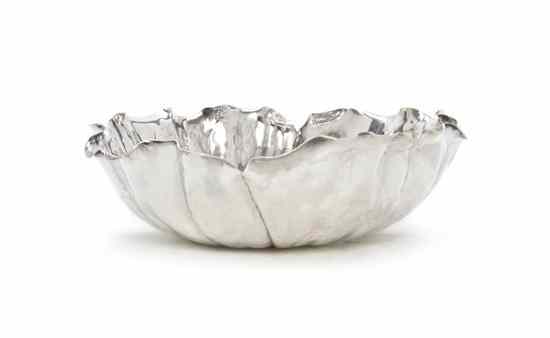 Appraisal: A Edward VII Silver Bowl Hukin Heath London in the