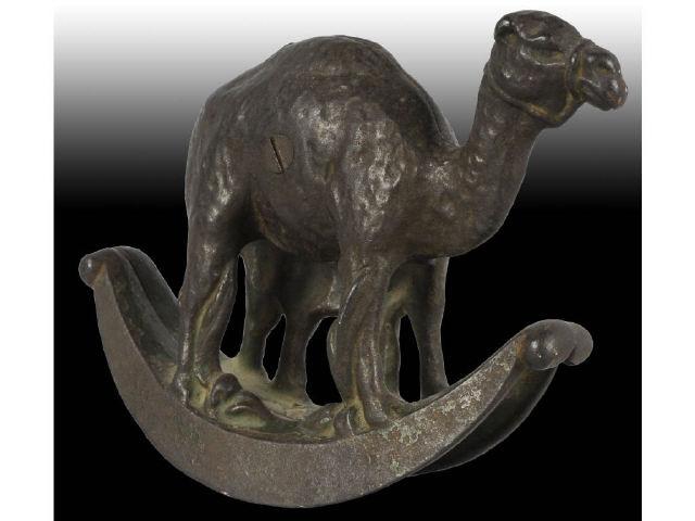 Appraisal: Cast Iron Oriental Camel Still Bank Description Made in the