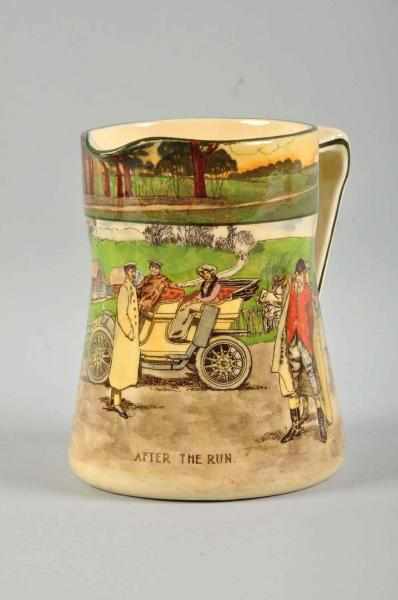 Appraisal: Royal Doulton Automotive Series Milk Pitcher Titled After the Run