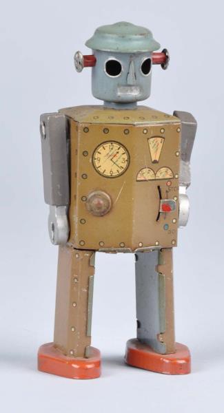 Appraisal: Japanese Tin Litho Wind-Up Atomic Robot Man One of the