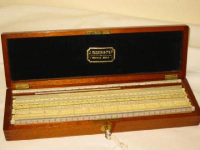 Appraisal: A SET OF IVORY RULE SCALES by J Holden Co