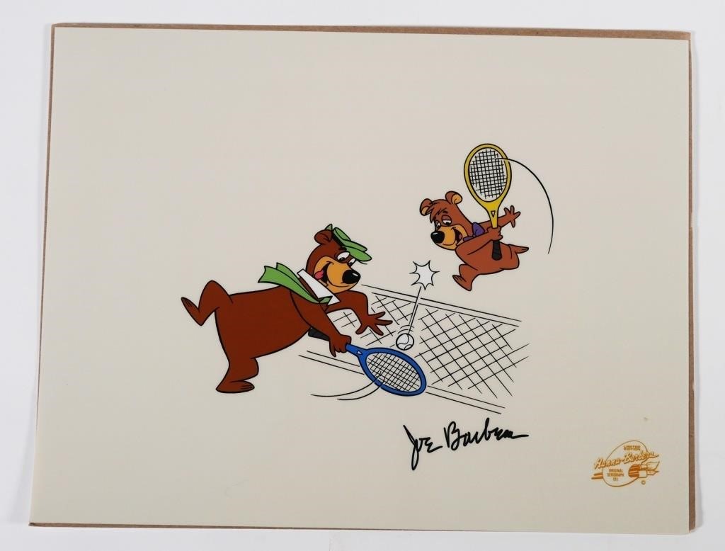 Appraisal: The Jellystone Open Yogi Bear and Boo Boo signed limited