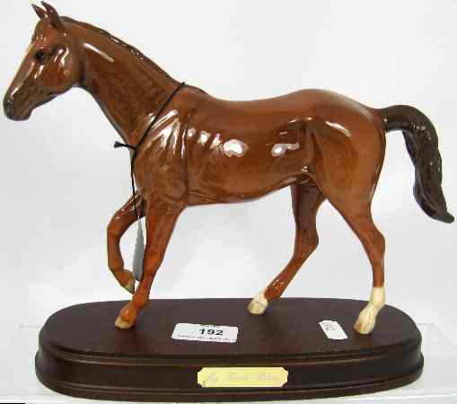 Appraisal: Royal Doulton My First Horse on Wood base B seconds