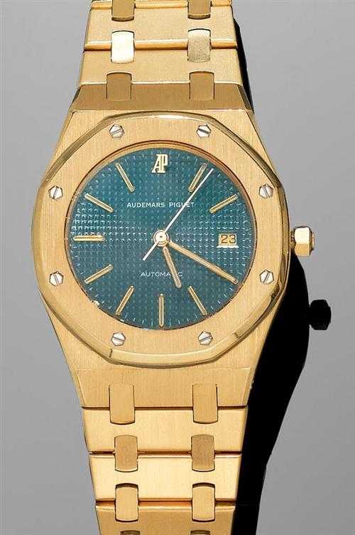 Appraisal: GOLD GENTLEMAN'S WRISTWATCH AUDEMARS PIGUET ROYAL OAK s Yellow gold