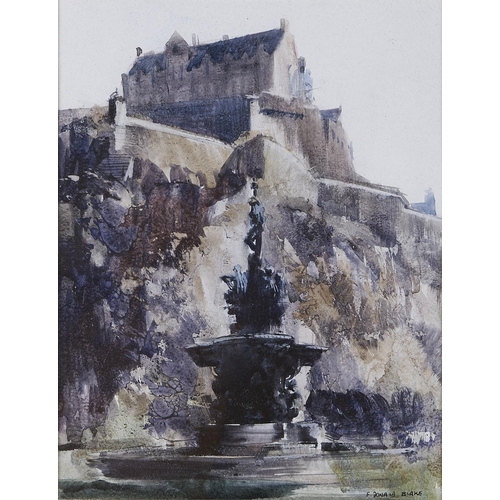 Appraisal: Frederick Donald Blake RI - - The Ross Fountain Edinburgh