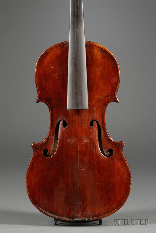 Appraisal: English Violin Robert Stanley Manchester labeled ROBERT A STANLEY VIOLIN