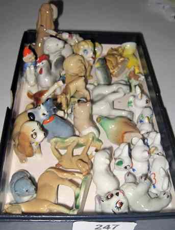 Appraisal: Good Collection of Wade Whimsies to include Disney Whimsies Lady