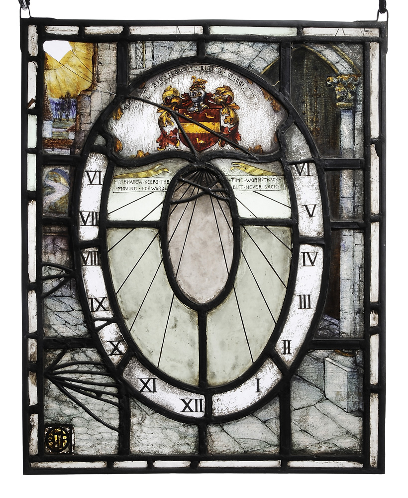 Appraisal: Leaded Stained Glass Window British or American circa in the