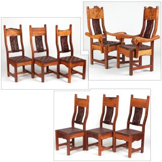 Appraisal: A group of dining chairs Andy Aaron Sanchez Contemporary Algodones