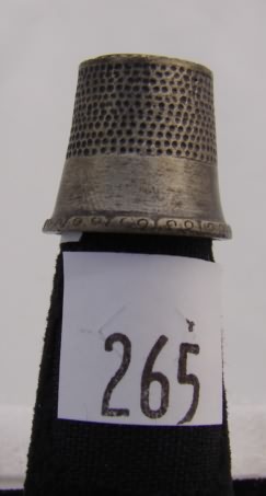 Appraisal: Thimble with Pennsylvania Liberty Bell on top