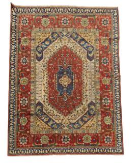 Appraisal: Fine Hand Woven Tribal Throw Rug Wool Iran Tribal and