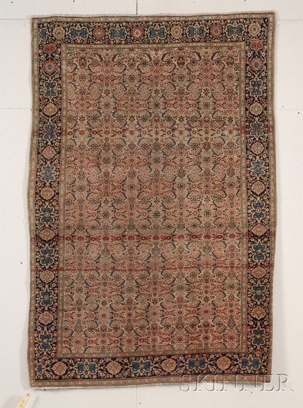 Appraisal: Fereghan-Sarouk Rug West Persia late th early th century small