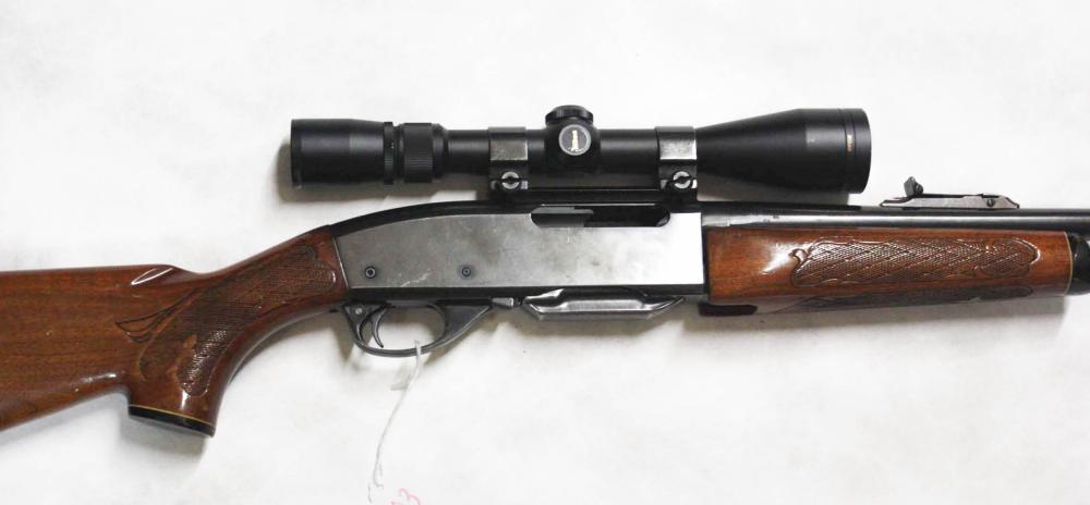 Appraisal: REMINGTON MODEL GAMEMASTER SLIDE ACTION RIFLE Win caliber barrel fleur-de-lis