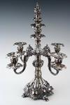 Appraisal: CANDELABRUM - Early th C Sheffield silver plate four arm