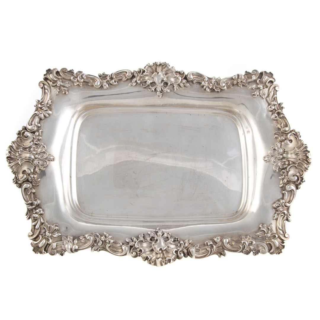 Appraisal: Theodore B Starr sterling rectangular dish New York late th