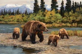 Appraisal: KEN CARLSON b Katmai Bears KEN CARLSON b Katmai Bears