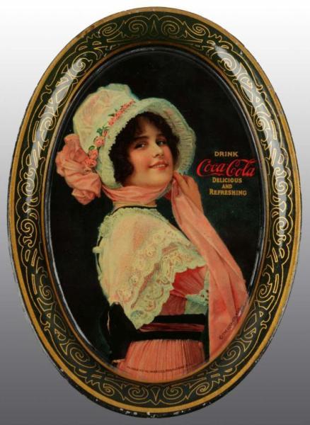 Appraisal: Coca-Cola Oval Tip Tray Description Circa Manufactured by the Passaic