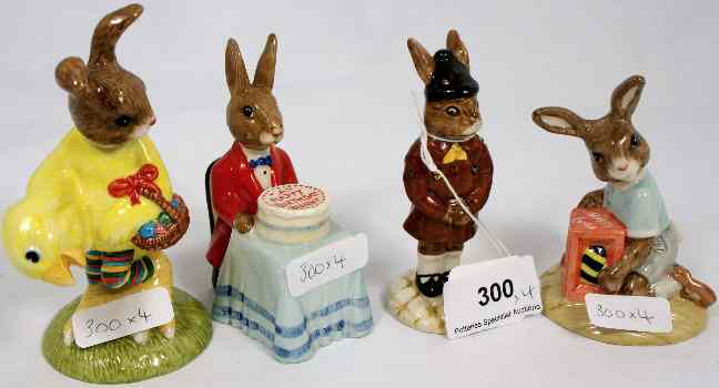 Appraisal: Royal Doulton Bunnykins Brownie Bunnykins DB Easter Treat Bunnykins DB