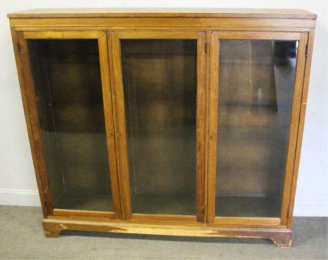 Appraisal: Three Door Glass Front Book Case From a Dobbs Ferry