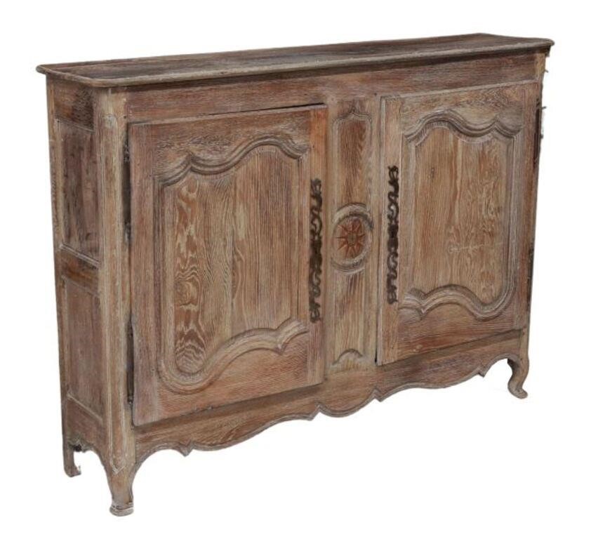 Appraisal: French Provincial oak sideboard early th c in a later